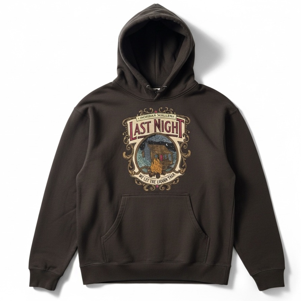 Morgan Wallen Mens Hoodie Sweatshirt Last Night Liquor Talk Concert Music Medium